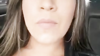 Shhh!!! my Uber Driver has me so Super-Steamy... my Frigs Glide over my Underpants