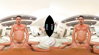 VRHUSH Lil Dark-Haired Lily Adams Lets you Internal Ejaculation her Gash